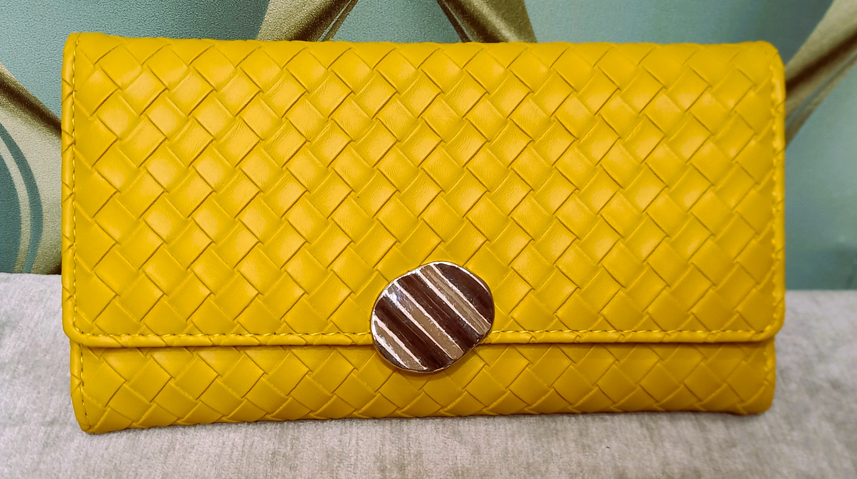 Cartera Trenzas Mostaza