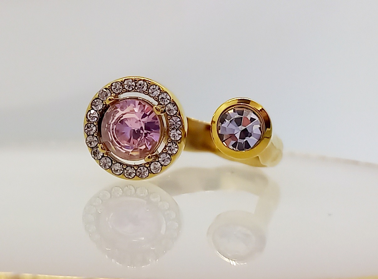 Anillo Promesa rosa
