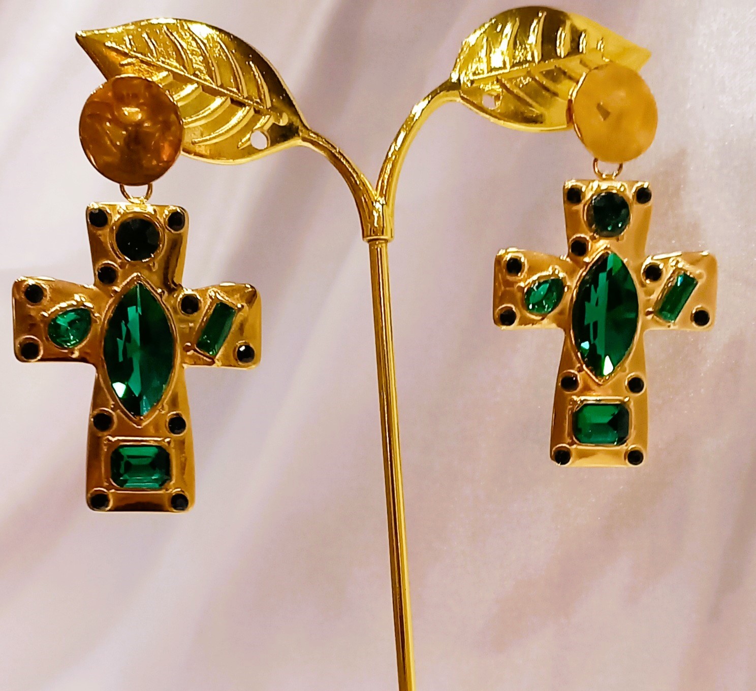 Pendientes Cruz D´luxe