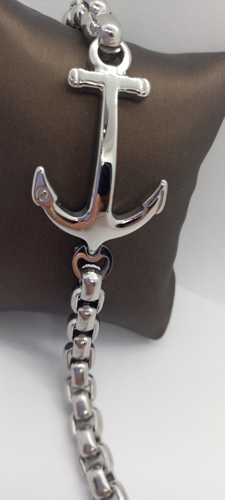 Pulsera Triana Ancla Plateada